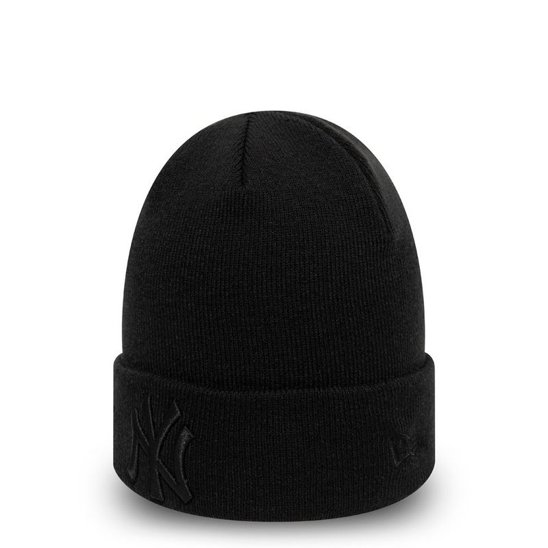 New York Yankees Basic Cuff knit Black/Black- New Era