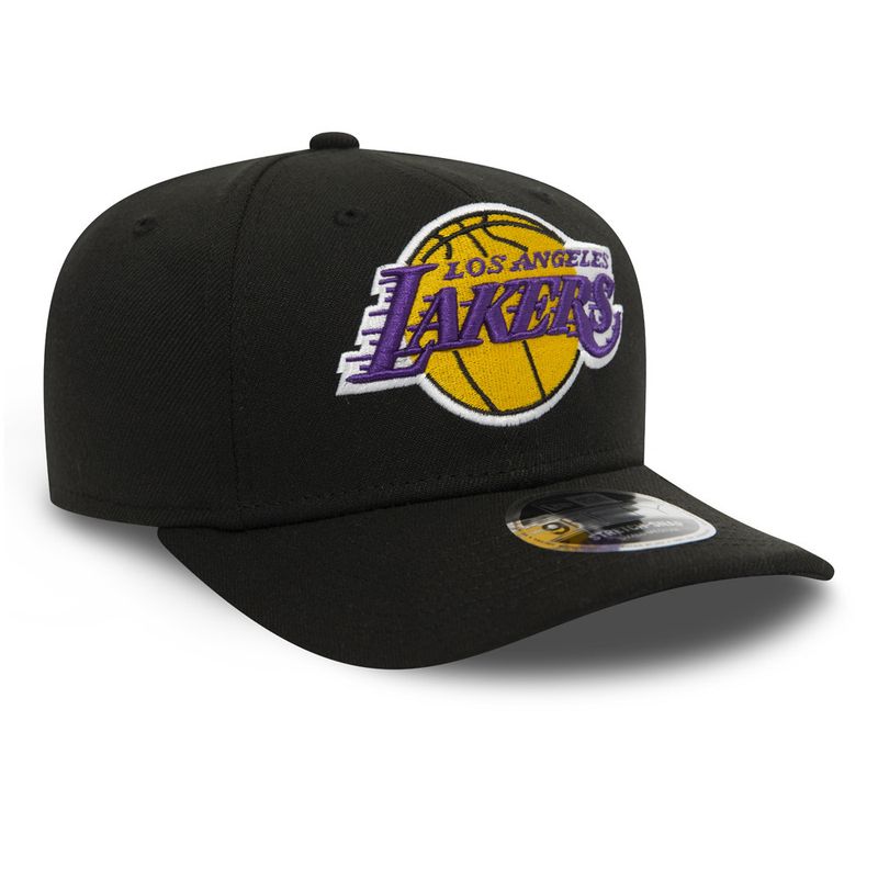 9fifty LA Lakers Black Stretch Snap - New Era