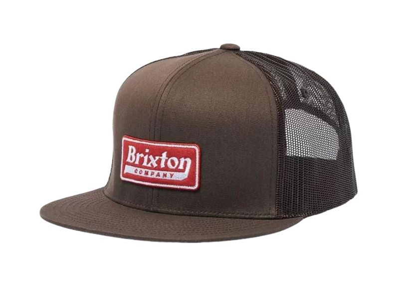 Steadfast HP Mesh Trucker Dark Earth Brown - Brixton