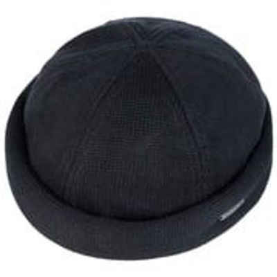 Docker Cotton Black Knit - Stetson