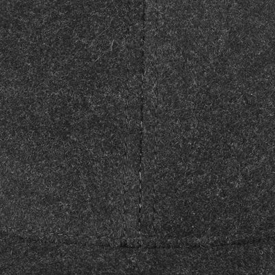 Baseball Cap Wool/Cashmere Ear Flaps Anthracite Stetson