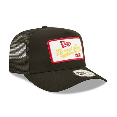 New Era State Black A-Frame Trucker - New Era