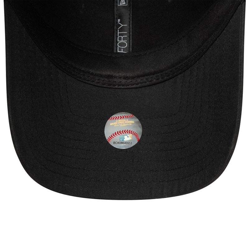 New York Yankees MLB Flawless Black 9FORTY Adjustable Cap - New Era
