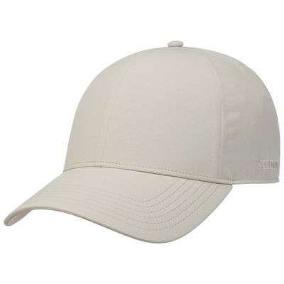 Stetson baseball cap i beige med UV-skydd