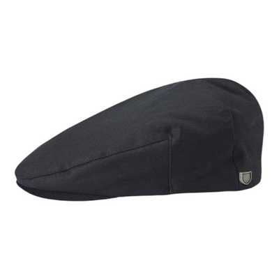 Brixton Hooligan flat cap svart låg profil