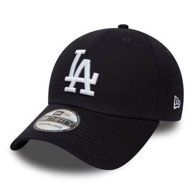 New Era 39THIRTY Los Angeles Dodgers League Essential Navy/White – 10145640 Mörkblå stretch fit-keps från New Era med vit LA-logga framtill.