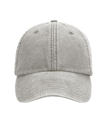 Beechfield Low Profile Vintage Cap Grey Beechfield dad cap i tvättad bomull i grå färg