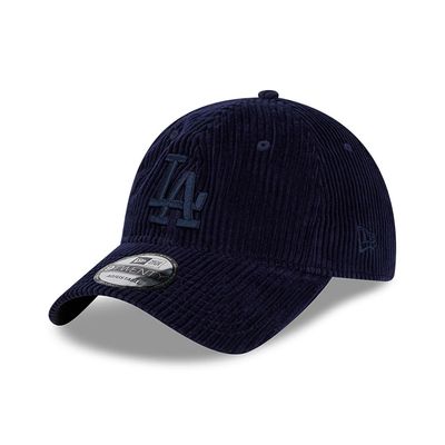 New Era 9TWENTY LA Dodgers Wide Cord Navy Marinblå New Era 9TWENTY LA Dodgers Wide Cord Navy i manchester med tonad LA-logga och böjd skärm