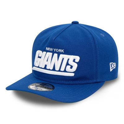 New Era Giants A-Frame keps 9FIFTY Blue med broderad logga, mjuk krona och böjd skärm.