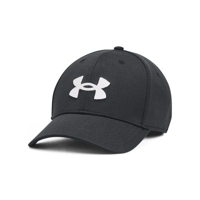 Under Armour Blitzing Low Adjustable Black White Svart Under Armour Blitzing Low Adjustable med vit broderad logga och böjd skärm.