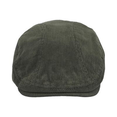 Upfront Wild Sixpence Dusty Green flat cap