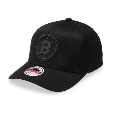Boston Bruins Red Classic Mitchell & Ness Black/Black – HHSSINTL1293BBNBLCK Svart Boston Bruins snapback keps från Mitchell & Ness med broderad logotyp.