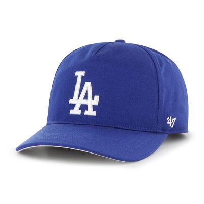 Los Angeles Dodgers ’47 Hitch Royal – blå snapback-keps med vit “LA”-logo och mjuk ostrukturerad krona