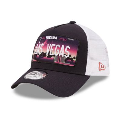 New Era A Frame Trucker Las Vegas Navy – 60240393 New Era A Frame trucker keps i navy med Las Vegas patch framtill