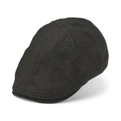 Gubbkeps i svart och mörkgrönt från Statewear 