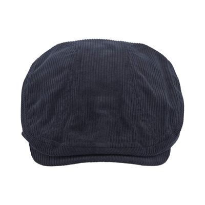 Upfront Wild Sixpence Navy flat cap