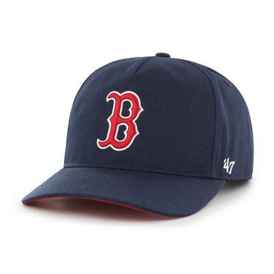 Boston Red Sox ’47 Hitch Navy – marinblå keps med röd “B”-logo, mjuk ostrukturerad krona och snapback