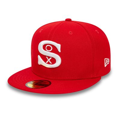New Era 59FIFTY Chicago White Sox Cooperstown Red – 60503334 New Era 59FIFTY Chicago White Sox fitted keps i red med broderad logga framtill och Cooperstown patch