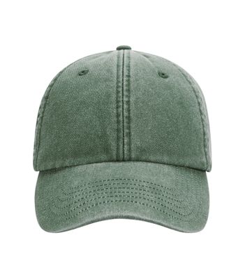 Beechfield low profile vintage bottle green keps