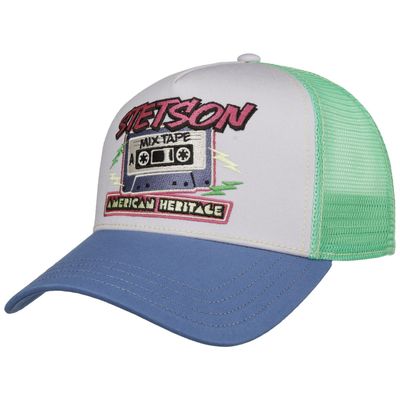 Stetson Mixtape Trucker Purple Blue Stetson Mixtape trucker keps lila blå med grön mesh baktill
