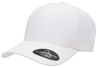 Flexfit Delta Performance Premium White Flexfit Delta Performance Premium White vit keps med böjd skärm och sluten baksida