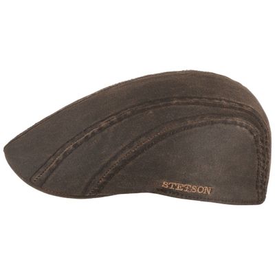 Stetson Ivy Cap Brown Stetson Ivy flat cap i brun färg med vattenavvisande yta och öronlappar